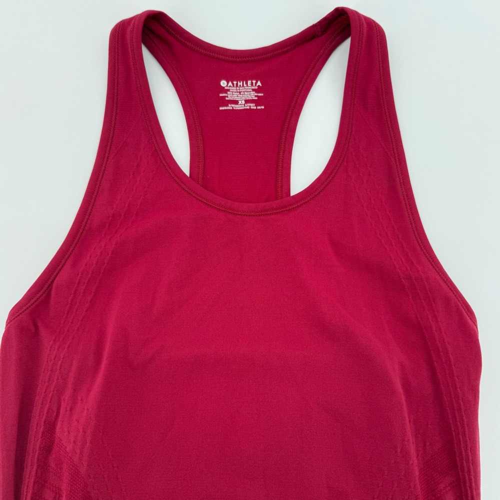 Athleta Womens Racerback Seamless Tank Top Berry Red XS S/150988242